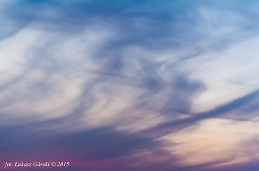 Niebo pędzlem malowane #zachód #chmury #niebo #Chojnice